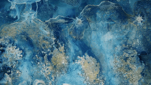 Nebula - handmade wet cyanotype